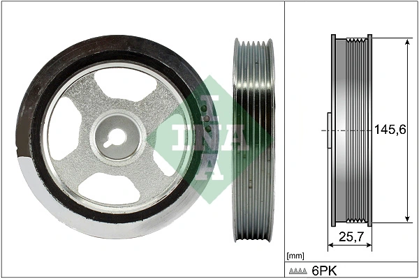 Belt Pulley, crankshaft
